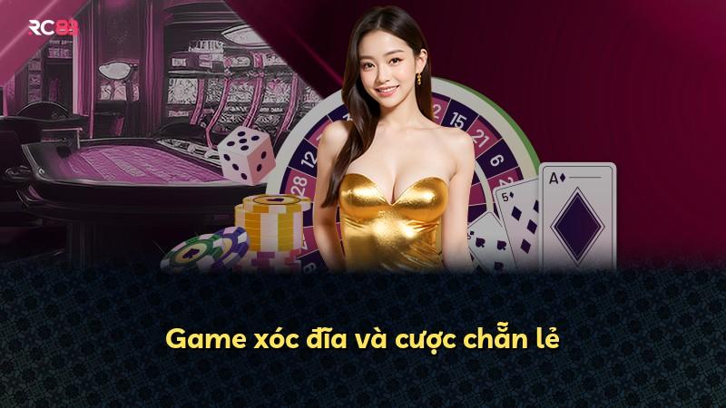 Game xóc đĩa và cược chẵn lẻ